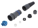 Conector fibră optică duplex monomod tip baionetă