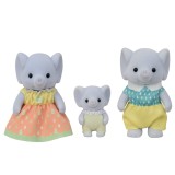 Figurine Sylvanian Families-Familia Elefanteilor Trio