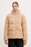 Columbia geacă Puffect Sherpa culoarea negru, de iarnă, oversize, 2089231