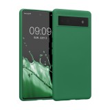 Husa Kwmobile pentru Google Pixel 6a, Silicon, Verde, 58053.227, Carcasa