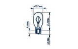 Bec Stop/Marsarier W16w 12V Set 10 Buc Narva 45123 17631