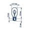 Bec Stop/Marsarier W16w 12V Set 10 Buc Narva 45123 17631