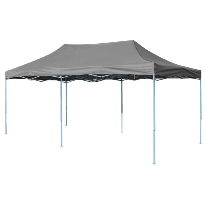 Gossi cort de petrecere pliabil, antracit, 3 x 6 m