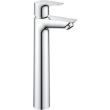 Baterie lavoar Grohe Start Edge 23777001, 3/8&amp;#039;&amp;#039;, marimea XL, monocomanda, evacuare push to open, crom