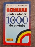 Germana pentru afaceri in 1000 de cuvinte- David Horner, Petra Menzel