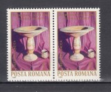 A11 TX10 9 - 1980 - 2000 ani de la atestarea Petrodava - Piatra Neamt - pereche de doua timbre