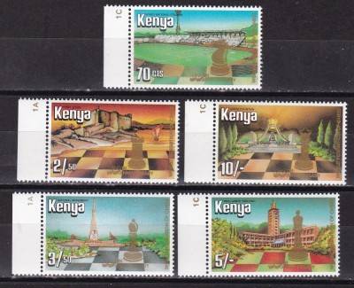 Kenya 1984 sport SAH MI 313-317 MNH w57 foto