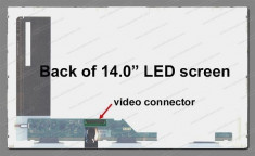 Display Laptop Samsung Ltn140At16-401 14.0&amp;quot; 1366X768 40Pin Led foto