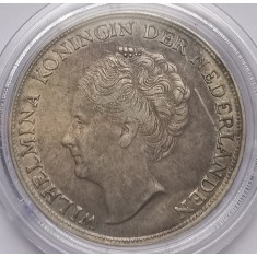 Olanda, 1 Gulden 1943, Argint.