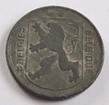 Belgia, 1 Franc 1942, Europa, Zinc
