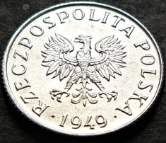 Moneda istorica 1 GROSZ - POLONIA, anul 1949 *cod 5342 = UNC foto