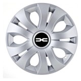 Set 4 Capace Roti Autohelix MSA&reg; potrivite jantelor de 14 inch, Compatibil Cu Dacia Nou, model Top Gray