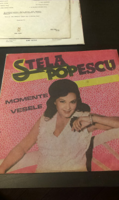 Stela Popescu &amp;ndash; Momente vesele (Vinyl/LP) foto