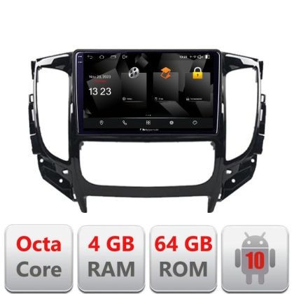 Navigatie Mitsubishi L200 2014-2020 5510-1094 Android Octa Core 720p 4+64 DSP 360 camera carplay android auto CarStore Technology