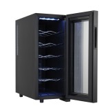 Frigider pentru vinuri Negru 33L 50W iluminare interioara Zilan ZLN4681