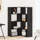 vidaXL Dulap de colț, stejar negru, 140x30x140 cm, lemn prelucrat