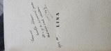 Tudor ARGHEZI - LINA , an 1942 , editia I , cu dedicatie OLOGRAFA