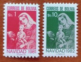 BOLIVIA-1981/2-''Craciun-LOT 2val.Picturi celebre-MNH-Nestampilate -Vezi-Scan