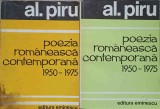 POEZIA ROMANEASCA CONTEMPORANA 1950-1975 VOL.1-2 GENERATIA VARSTNICA, GENERATIA MIJLOCIE, GENERATIA TANARA-ALEXA