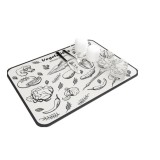 Covoras absorbant pentru bucatarie, anti alunecare, uscare rapida, 30x40 cm