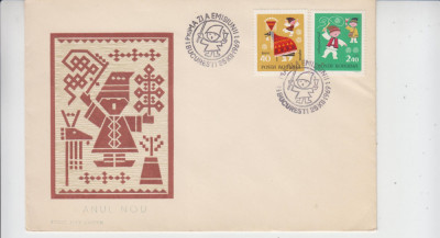 C12 - FDC Romania - Anul nou - LP717 - 1969 foto