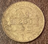 C50 - Moneda foarte veche - Italia - 200 lire - omagiala - 1996