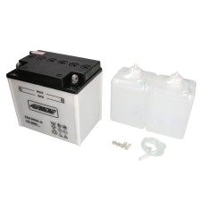 Acumulator Acid/Incarcare uscata cu acid/Pornire (vinzari limitate catre consumatori) 4 RIDE 12V 28Ah 300A R+ Cu intretinere electrolit inclus 185x125