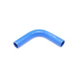 Furtun cotit din silicon 90&deg; cu insertie textila 41 x 200 x 200 mm