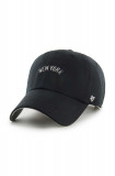 Cumpara ieftin 47brand șapcă de baseball din bumbac MLB New York Yankees culoarea negru, cu imprimeu, 47 Brand