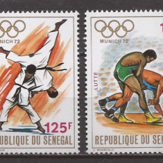 SENEGAL 1972 SPORT J.O. DE VARA ( serie dantelata ) MNH