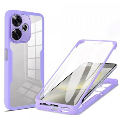 Husa pentru Xiaomi Poco F6, Techsuit, ColorVerse 360, Mov foto
