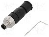 Conector M8, 3 pini, clasa etanseitate IP67, HARTING - 21023591301