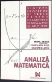 SINTEZE, PROBLEME SI TESTE DE ANALIZA MATEMATICA PENTRU EXAMENELE DE BACALAUREAT SI ADMITERE-MIHAIL MEGAN-348343