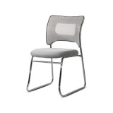 Scaun vizitator HRC 613F, tip sanie, ergonomic, mesh, cadru metalic cromat, 120 kg