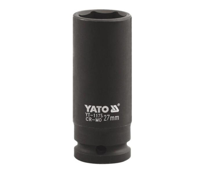 Cheie tubulara hexagonala de impact adanca 1 tol 27 mm YATO