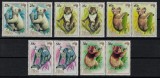 Niue 1984: Marsupiale din Australia, Serie Completa Perechi MNH. Timbre Fauna, Colectie filatelica