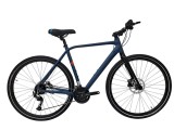 Bicicleta gravel barbati 28 inch, marimea L, albastru-negru