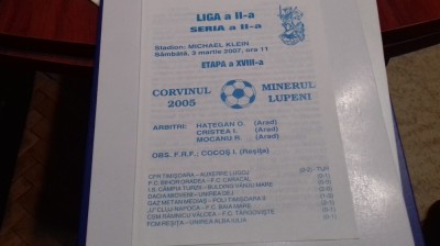 program Corvinul 2005 Hd. - Minerul Lupeni foto