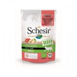 Cumpara ieftin Schesir Bio For Cat, Vita, Pui si Mar, plic 85 g