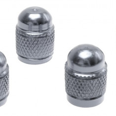 Set capacele auto Automax pentru ventil rotund silver, 4 buc. AutoDrive ProParts