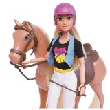 Papusa manechin cu cal Betty Echitatie, design realist, 3 ani+, General