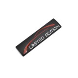 Ornament metalic &quot;LIMITED EDITION&quot; Negru 9cmx2,4cm Cod: ART-LE1B Automotive TrustedCars, Oem