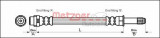 Conducta / cablu frana MERCEDES SPRINTER 4-t platou / sasiu (904) (1996 - 2006) METZGER 4110331