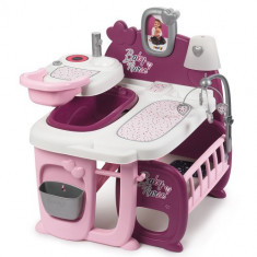 Centru de Ingrijire Smoby pentru Papusi Baby Nurse Doll s Play Center Mov cu 23 Accesorii foto