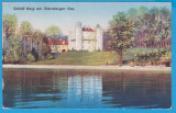 (G9) CARTE POSTALA GERMANIA - SCHLOSS BERG AM STARNBERBER SEE, CIRCULATA, 1924, Printata