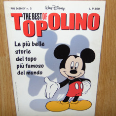 THE BEST OF TOPOLINO -BENZI DESENATE LB ITALIANA ANUL 1999