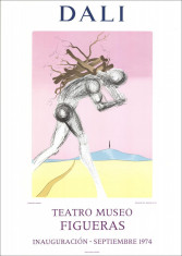 SALVADOR DALI - Litografie &amp;quot;Teatro Museo, Figueras&amp;quot; - 1974 foto