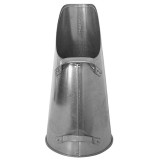 Harlau pentru carbune Strend Pro zincat, 15&times;25,5&times;48,5 cm