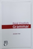 REAL ENGLISH GRAMMAR , ANSWER KEY , ANII '2000