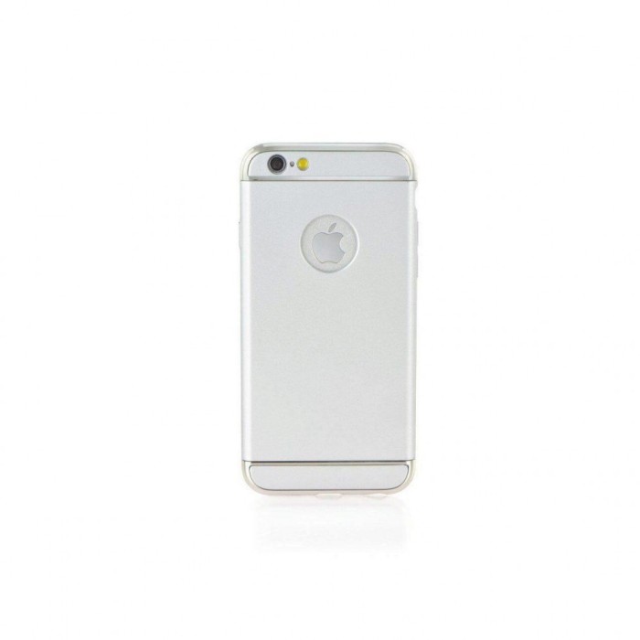 Husa Compatibila cu Apple iPhone 7, iPhone 8, iPhone SE 2020, iPhone SE 3 Forcell 3 in 1 Silver